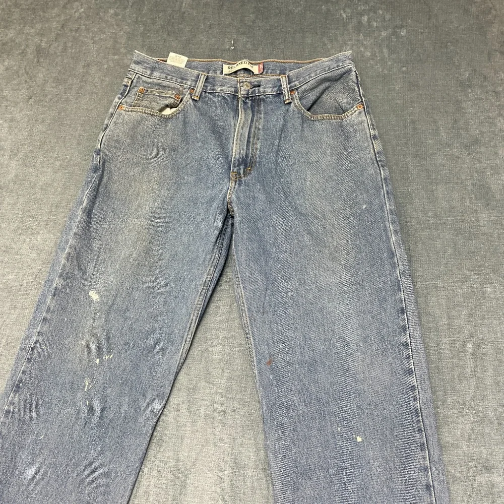 Levi's 550 Relaxed Fit Jeans Mens 36x32 Blue Denim Cotton Non Stretch Outdoor